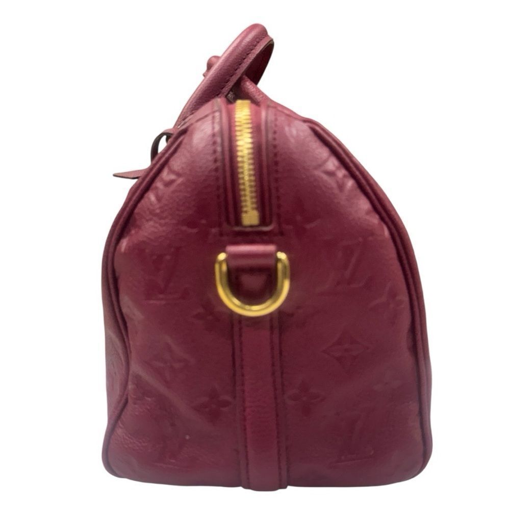 Louis Vuitton Bordeaux Purple LV Monogram Empreinte Speedy Bandoulière 25 Bag - Picture 5 of 16